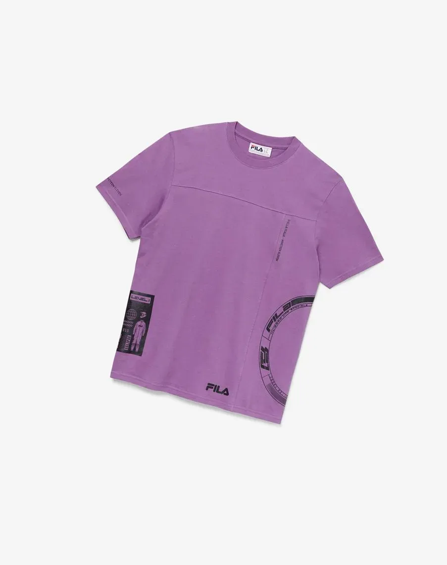 Fila Deltalife Bask l Tee 558 Violet Ustler Fila amiral gemisi ma azas